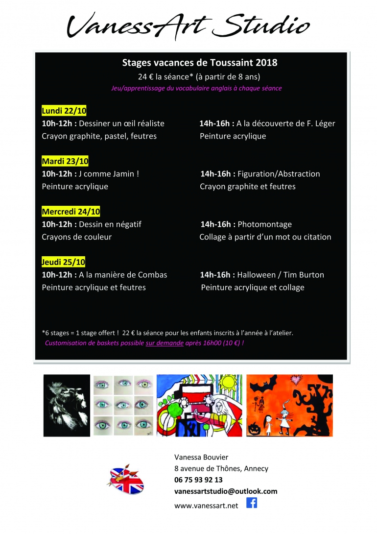Autumn 2018 children short courses