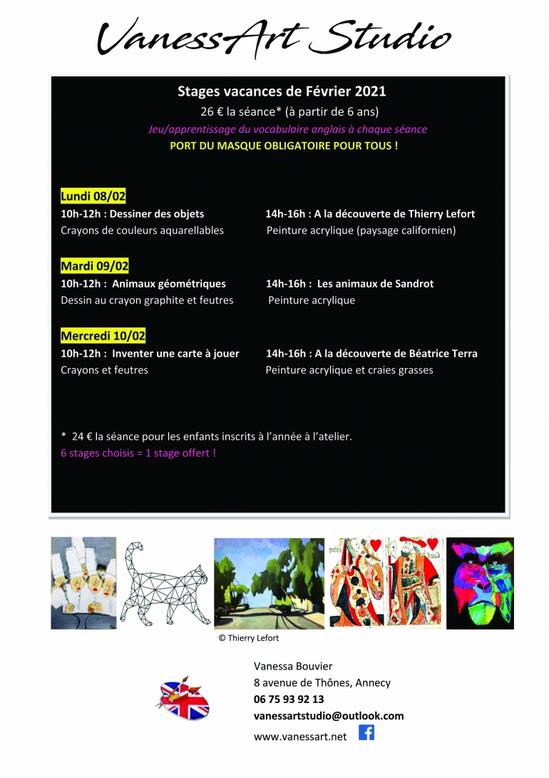 February 2021 children short courses