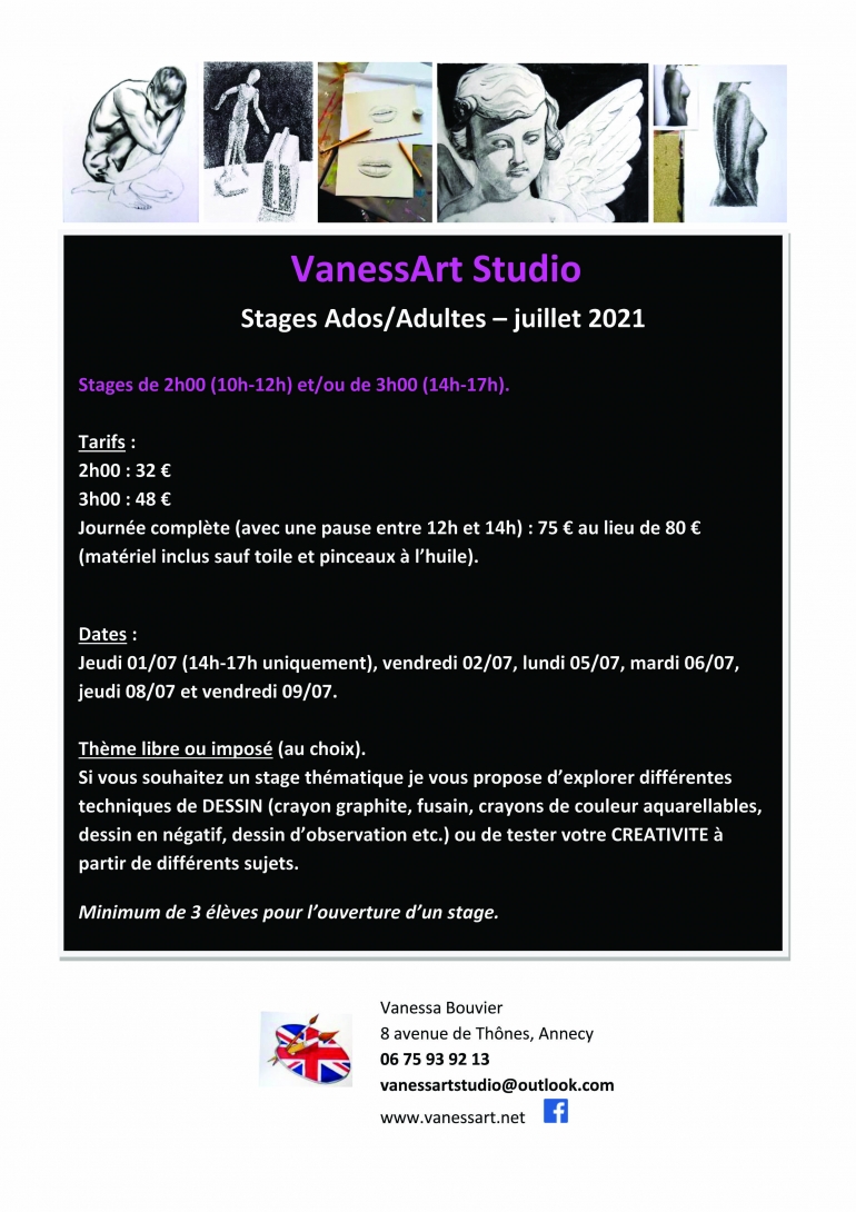 Teens/Adults short-courses July 2021
