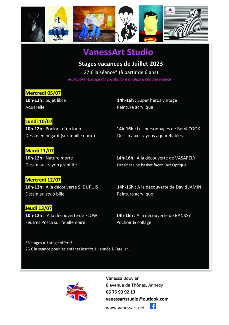 July short-courses for children