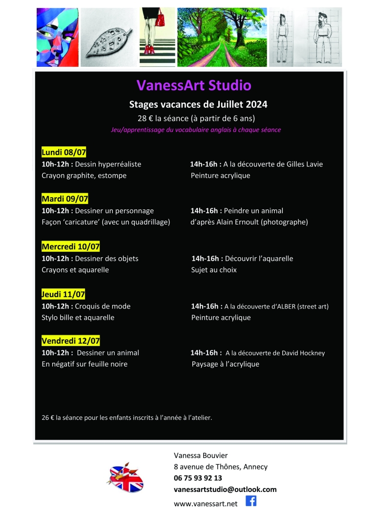 July short-courses for children