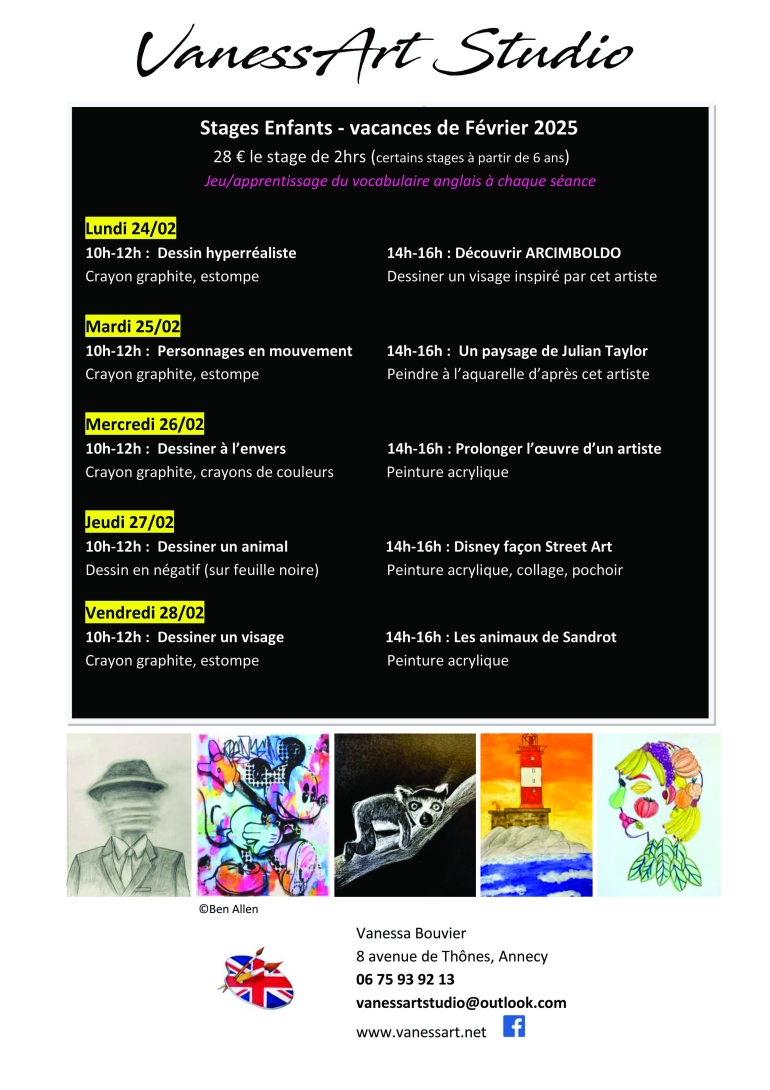 February short-courses for children!